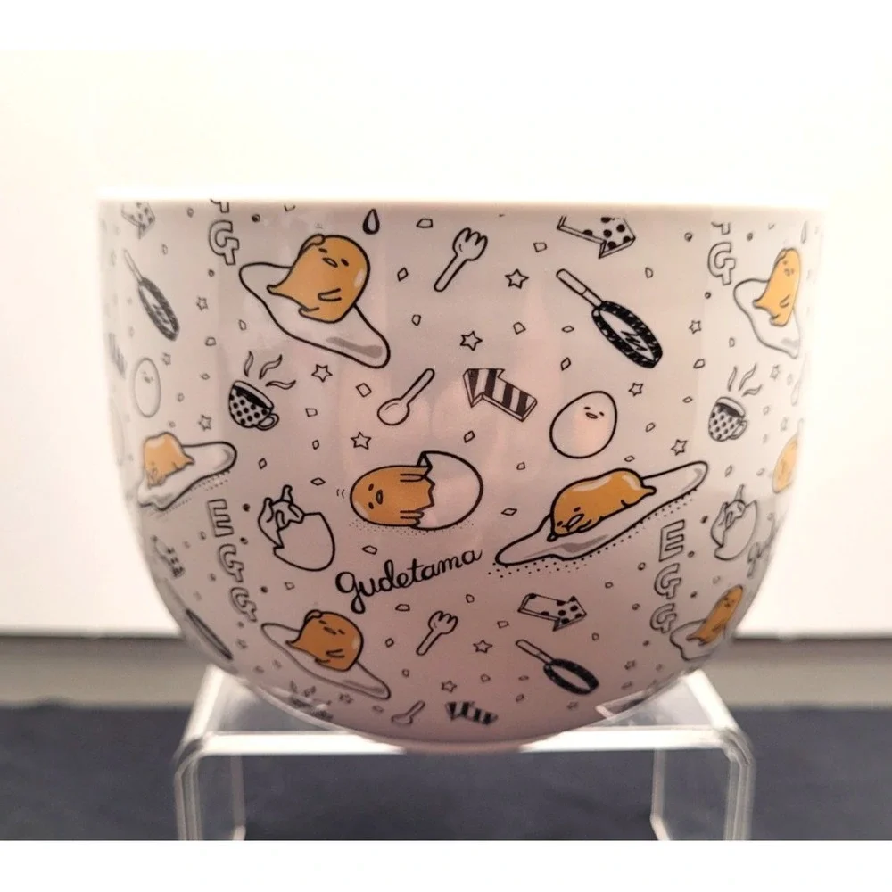 SANRIO Kuromi, Hello Kitty, and Gudetama Noodle Bowls - Lot of 4